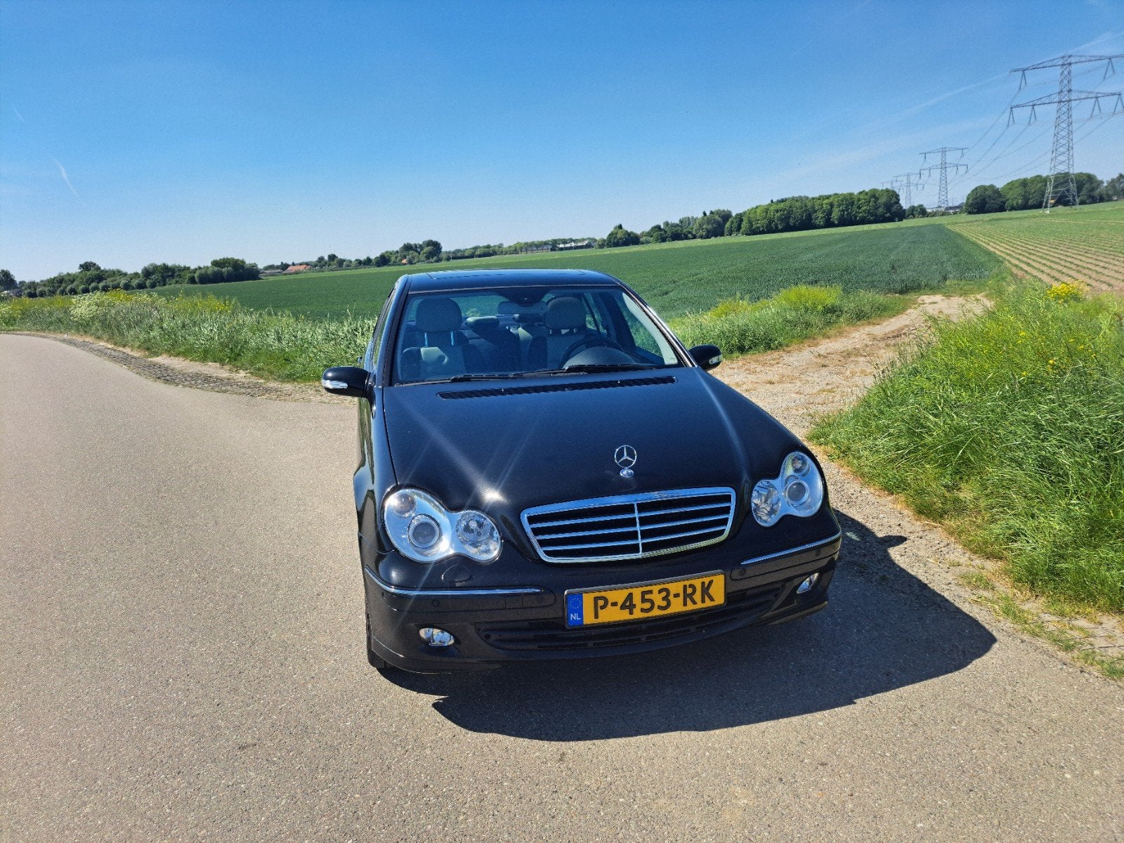Mercedes-Benz C-Klasse 3.5 C350 4MATIC Sedan AUT 2006 Zwart, Auto's, Automaat, 1800 kg, ABS, Zwart