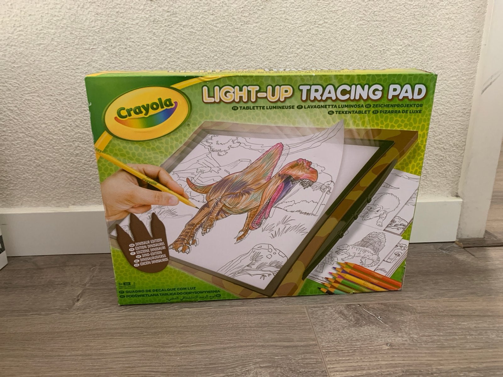 Crayola Light-Up Tracing Pad - Dinosaurus Editie, Ophalen of Verzenden, Zo goed als nieuw, Knutselen, Met licht