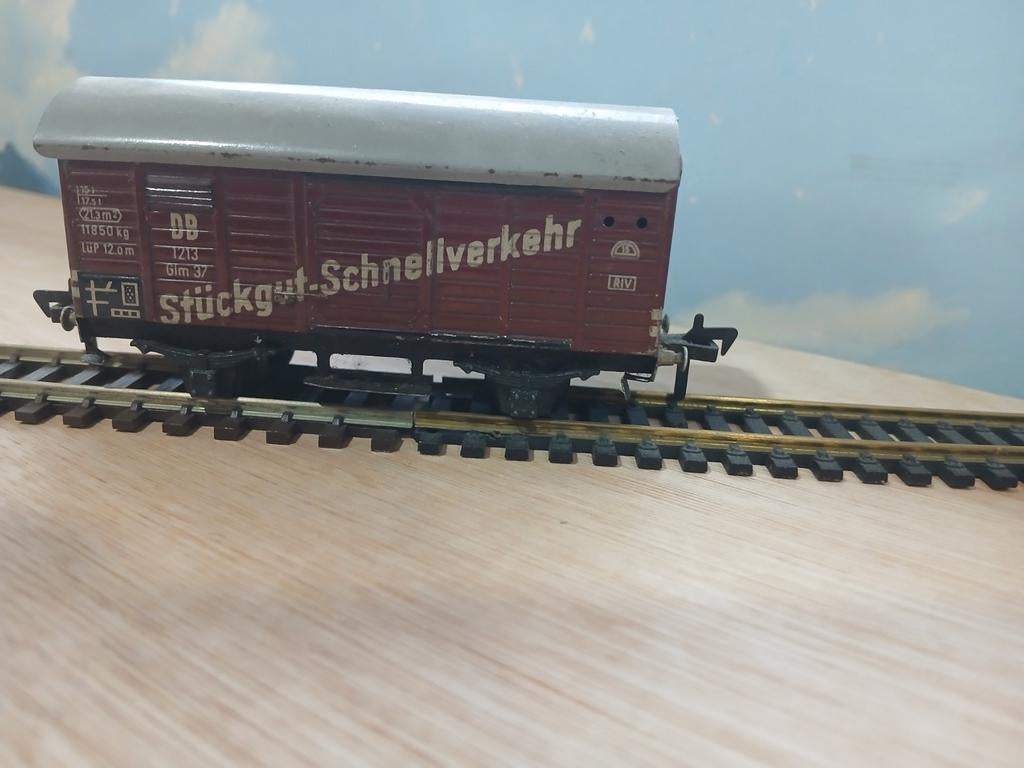 Fleischmann HO goederenwagon - Gebruikt, Gebruikt, Gelijkstroom, Fleischmann, Wagon