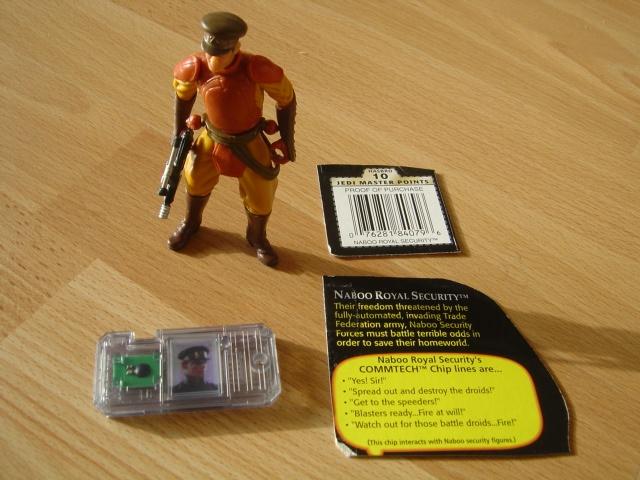 Star Wars aktie figuur met geluid com.chip: Naboo Security, Verzamelen, Star Wars, Ophalen of Verzenden, Zo goed als nieuw, Actiefiguurtje
