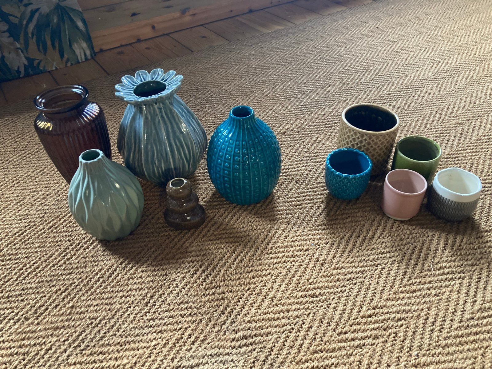 Diverse vaasjes en bloempotjes, Ophalen, Zo goed als nieuw, Overige kleuren