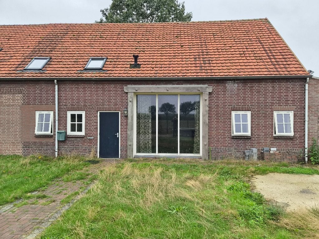 Grote glas-pui, raamkozijn,  kozijn, Doe-het-zelf en Verbouw, Glas en Ramen, Ophalen, Gevelraam of Ruit, 160 cm of meer, Zo goed als nieuw