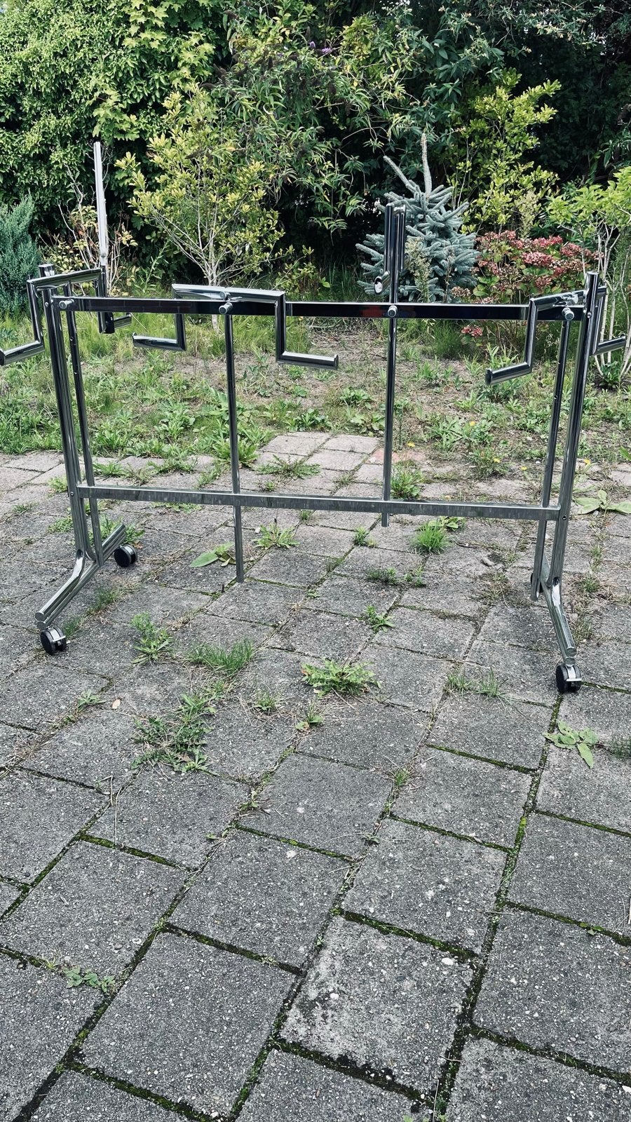 Verrijdbaar kledingrek / presentatierek, Ophalen, Met wielen, Gebruikt