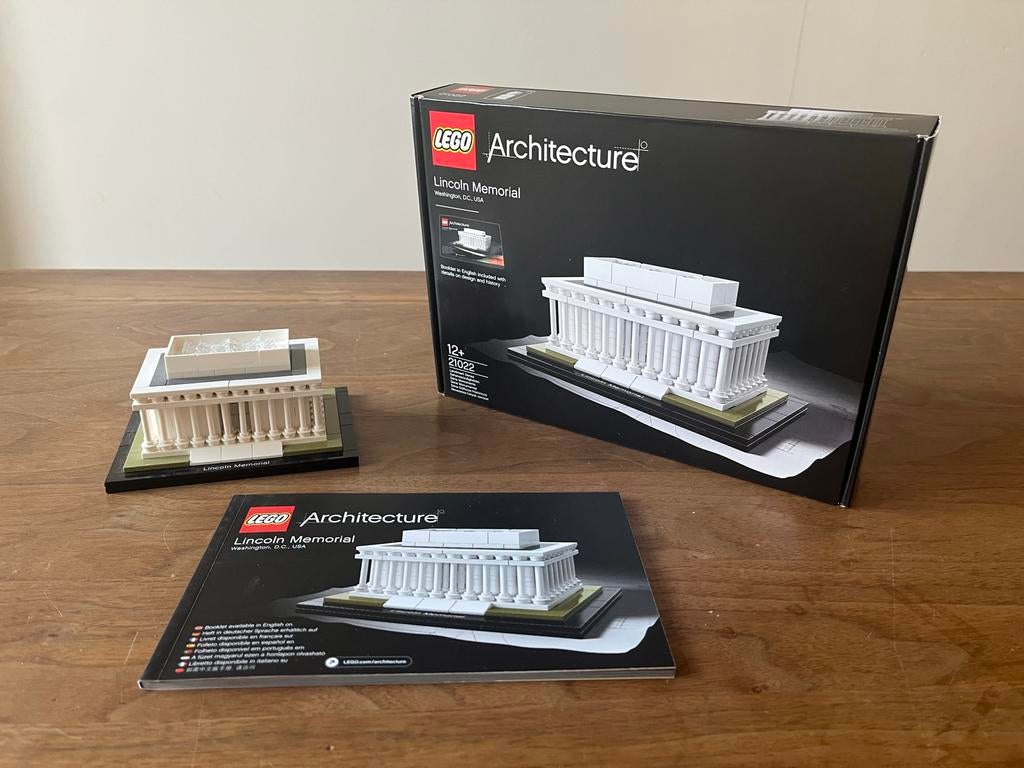 LEGO Architecture 21022 Lincoln Memorial, Gebruikt, Lego, Architecture, Ophalen of Verzenden
