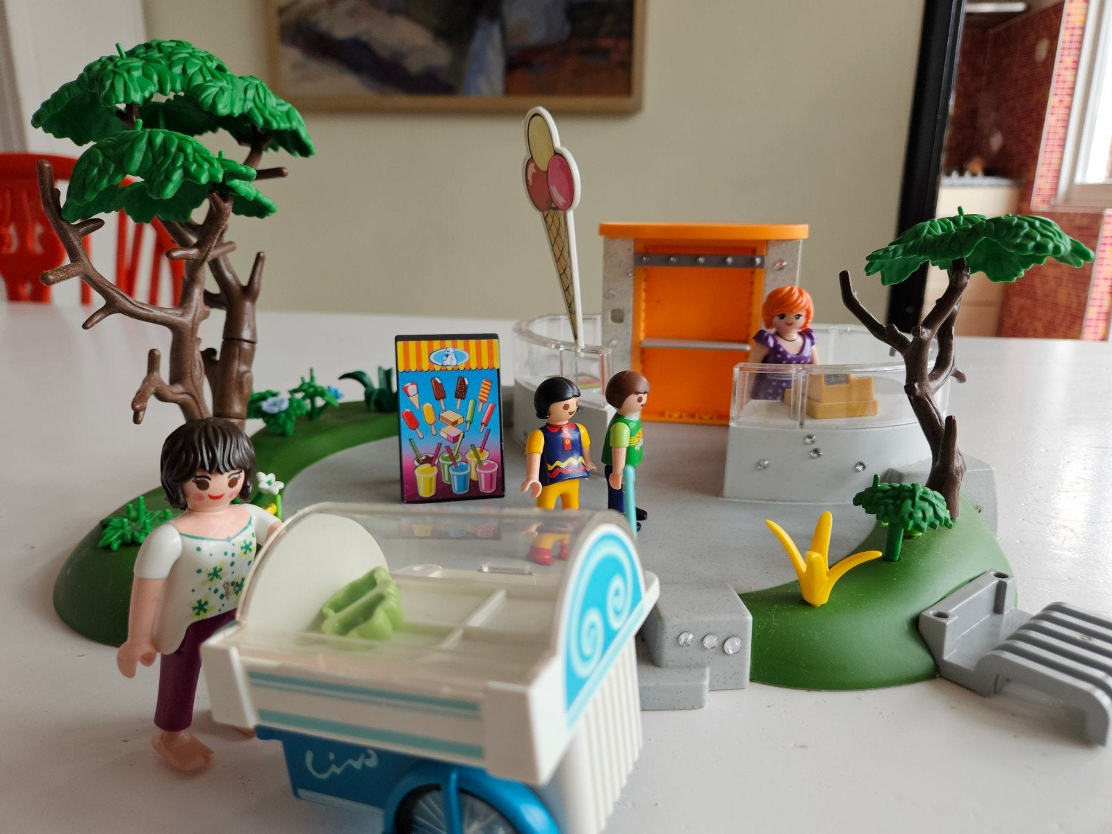 Playmobil IJscokraam met Figuren en Accessoires, Kinderen en Baby's, Ophalen, Gebruikt, Losse onderdelen, Overige typen