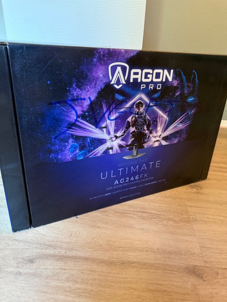 AOC AGON PRO AG246FK 540 HZ 24 inch gaming monitor, Full HD, Minder dan 1 ms, 201 Hz of meer, TN