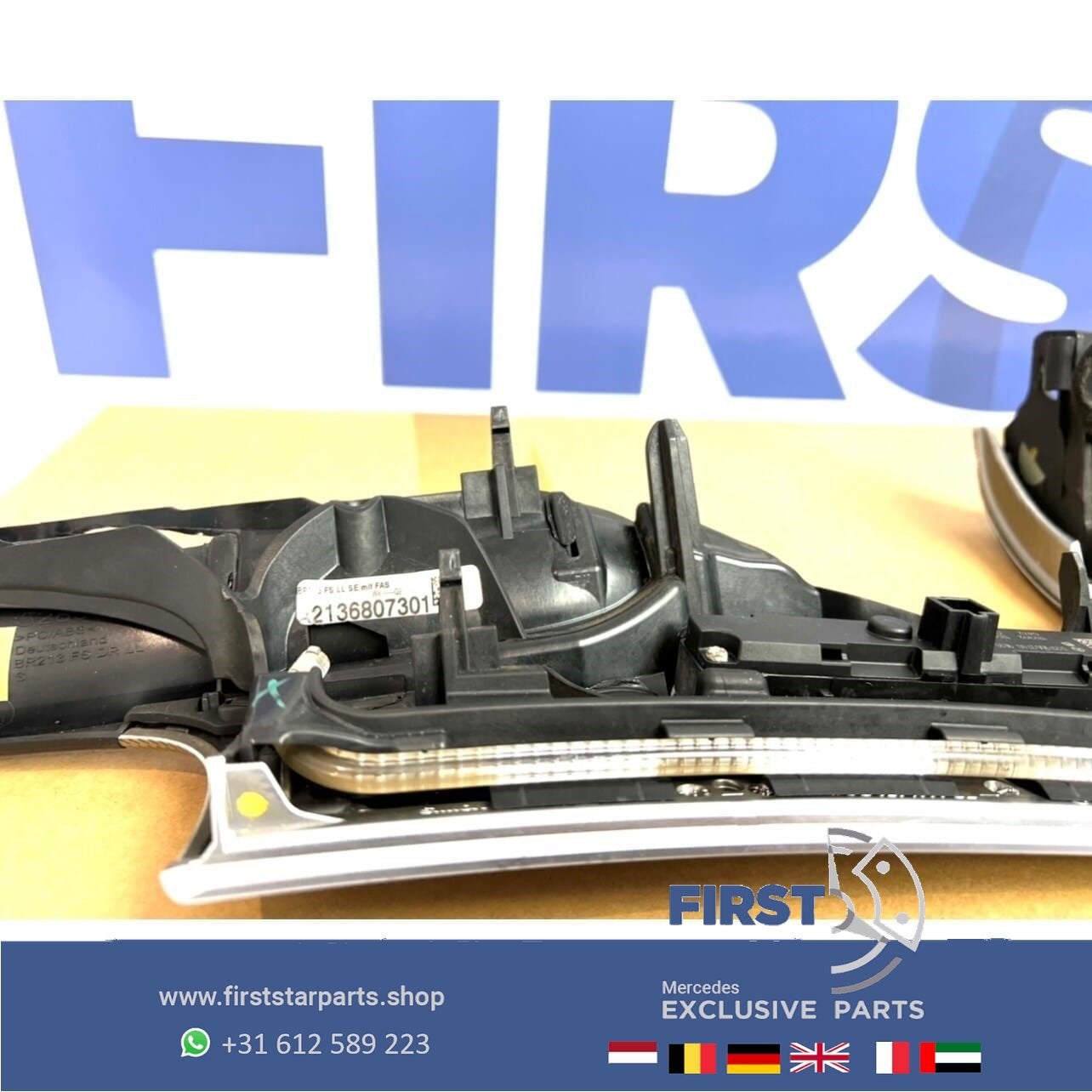 W213 AMG carbon line interieur lijst dashboard origineel Mer, Auto-onderdelen, Gebruikt, -, Ophalen of Verzenden, -