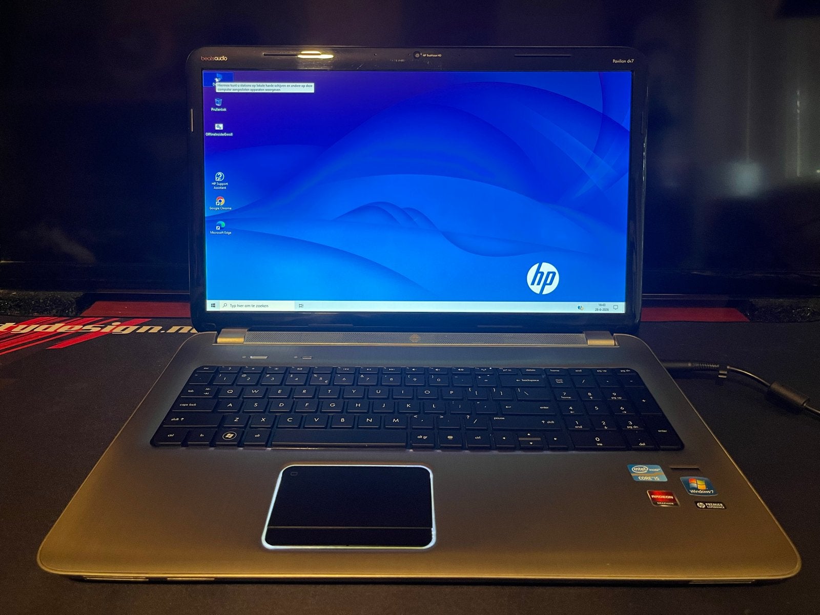 HP Pavilion dv7 17” core i5, 8GB RAM 600GB HDD AMD, Computers en Software, Gebruikt, 2 tot 3 Ghz, Qwerty, 8 GB
