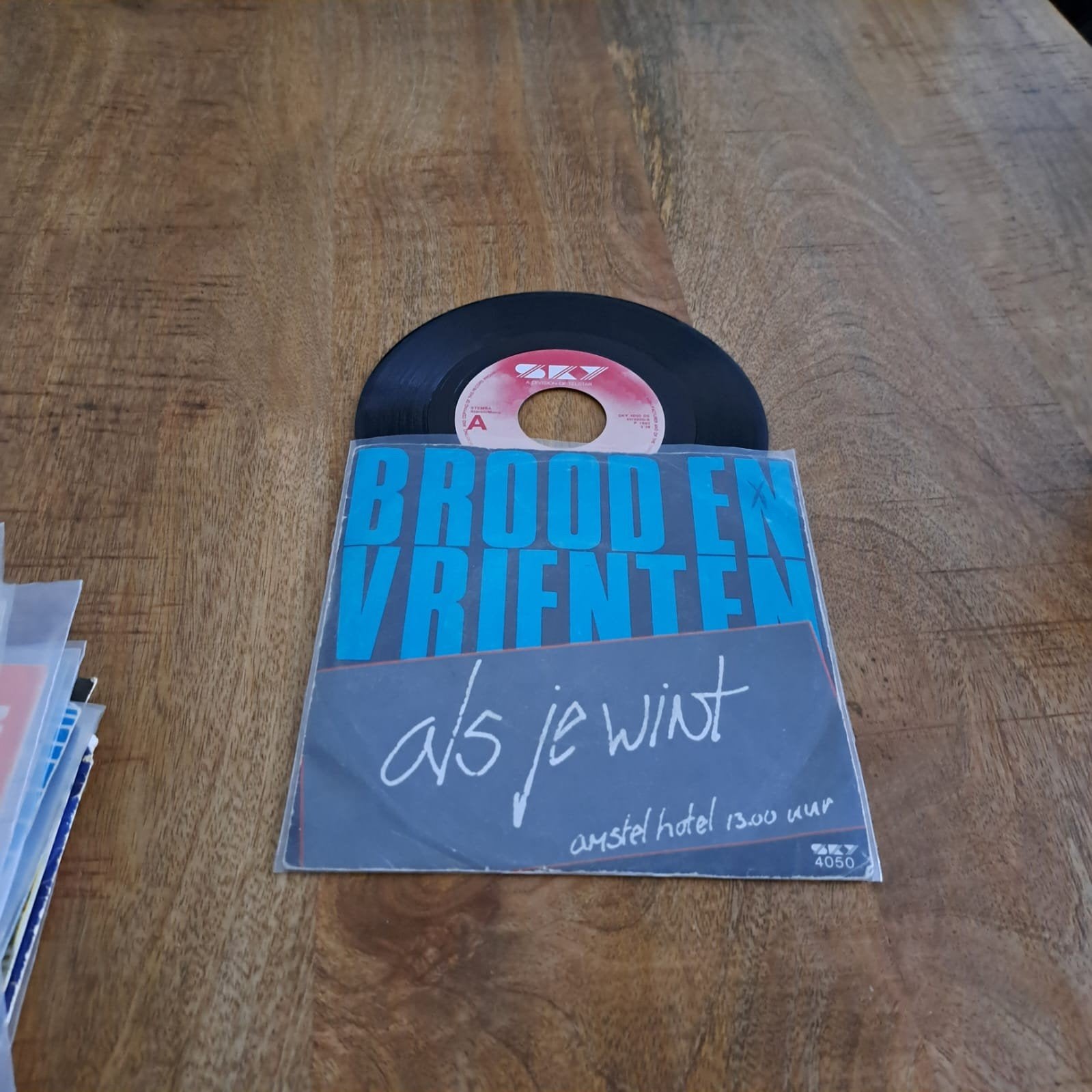 Herman Brood & Vrienten - Als Je Wint Single Vinyl, Fotohoes, Ophalen, Gebruikt, Pop