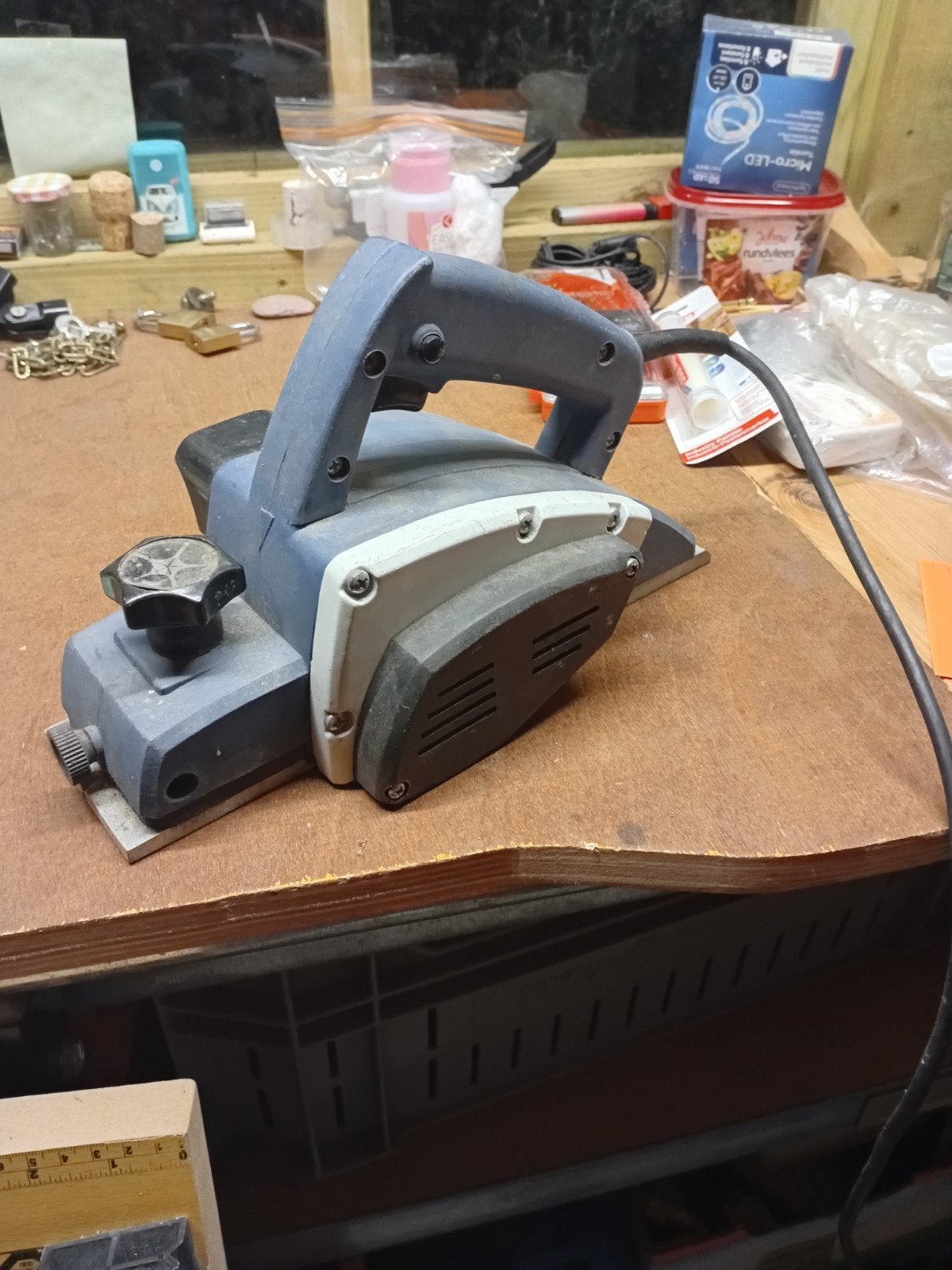 Agojama elektrische schaafmachine 600W, Ophalen, Gebruikt, Elektrisch