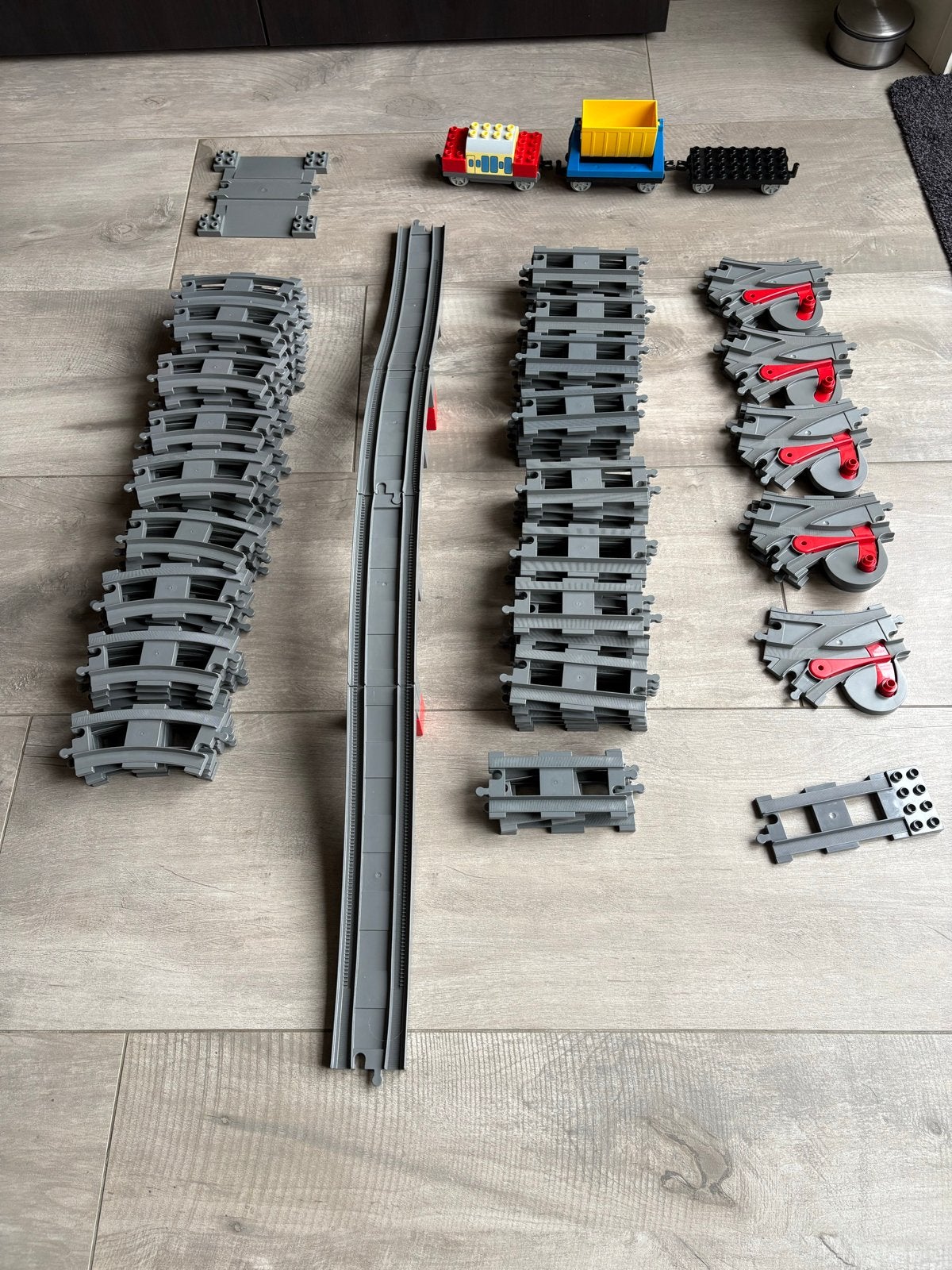 Treinbaan onderdelen van lego Duplo, Kinderen en Baby's, Speelgoed | Duplo en Lego, Ophalen, Gebruikt, Duplo, Complete set