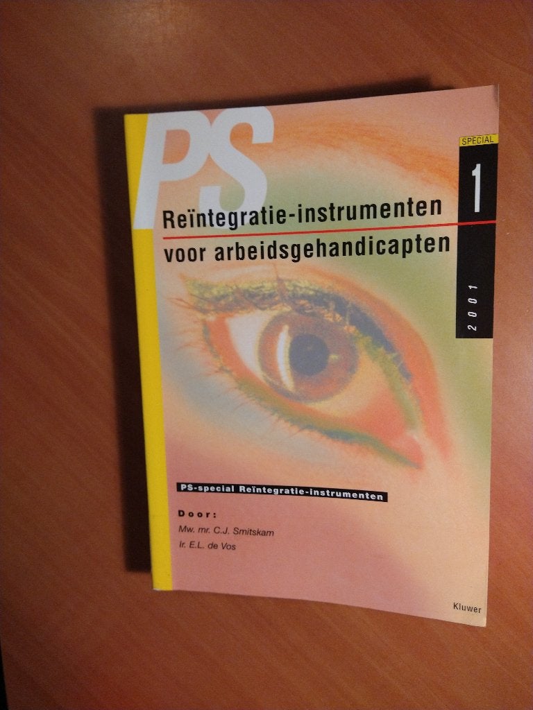 Reïntegratie-instrumenten voor arbeidsgehandicapten, Ophalen of Verzenden, Gelezen, Sociale wetenschap
