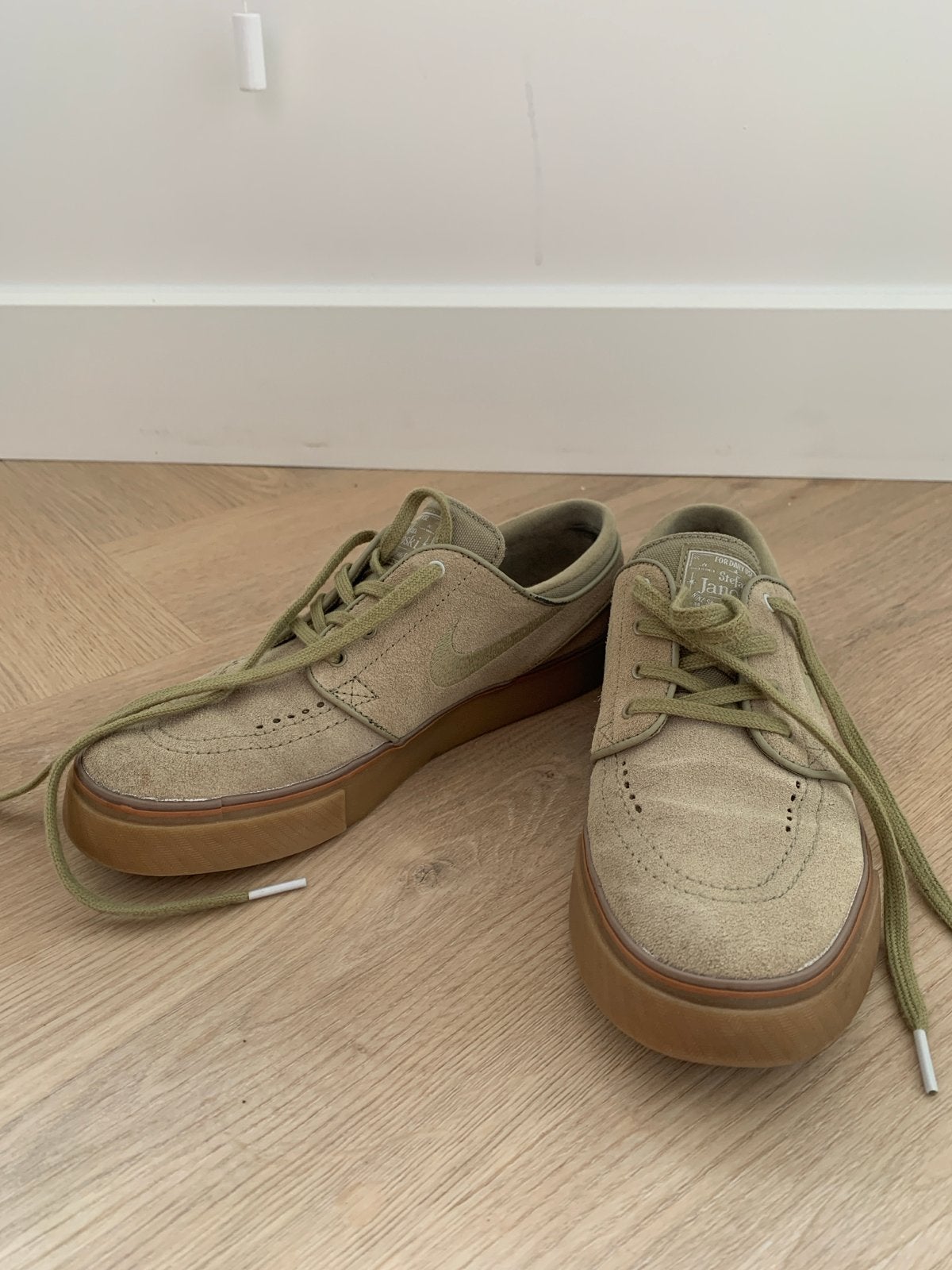 Nike Stefan Janoski sneakers - maat 38,5, Ophalen of Verzenden, Zo goed als nieuw, Groen, Sneakers of Gympen