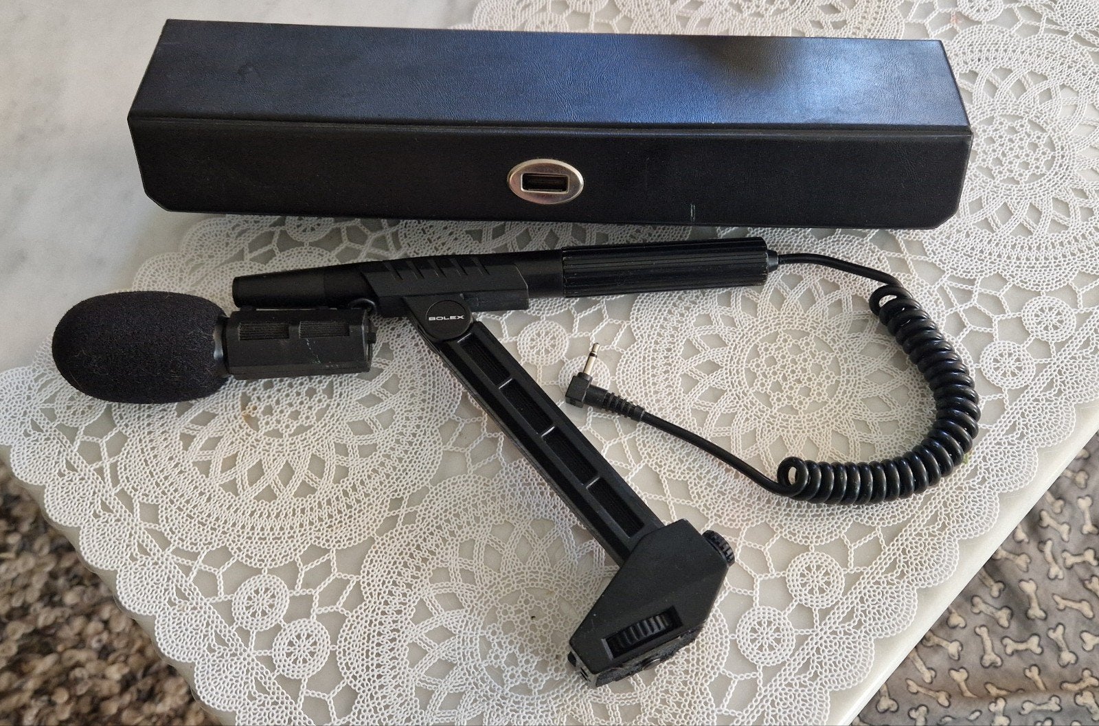 vintage microfoon, Ophalen of Verzenden, Gebruikt