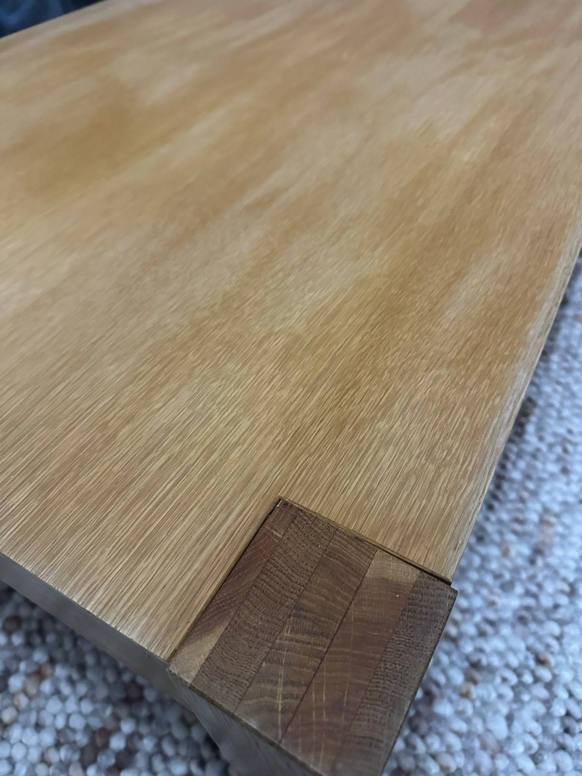 Echt Eiken Salontafel 70x135 cm - Opknapper, Ophalen, Gebruikt, 100 tot 150 cm, Eikenhout