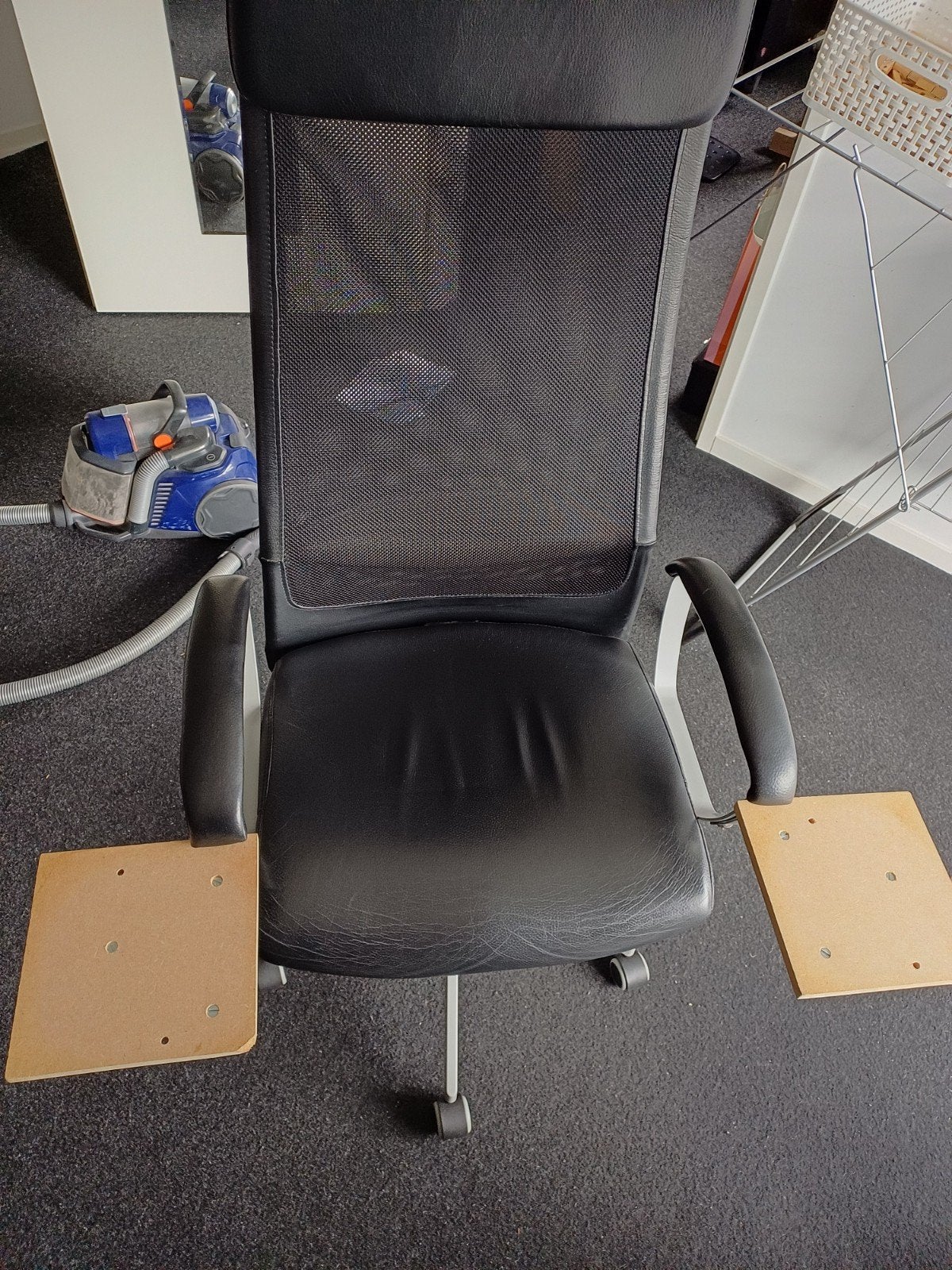 Bureau stoel van Ikea, Ophalen, Gebruikt, Zwart, Gaming bureaustoel