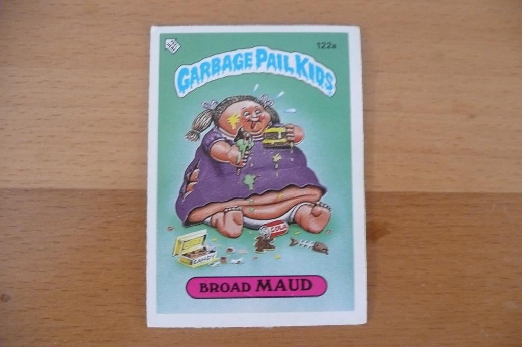 Garbage Pail Kids Derde serie UK nummer 122a (115), Hobby en Vrije tijd, Stickers en Plaatjes, Ophalen of Verzenden, Plaatje