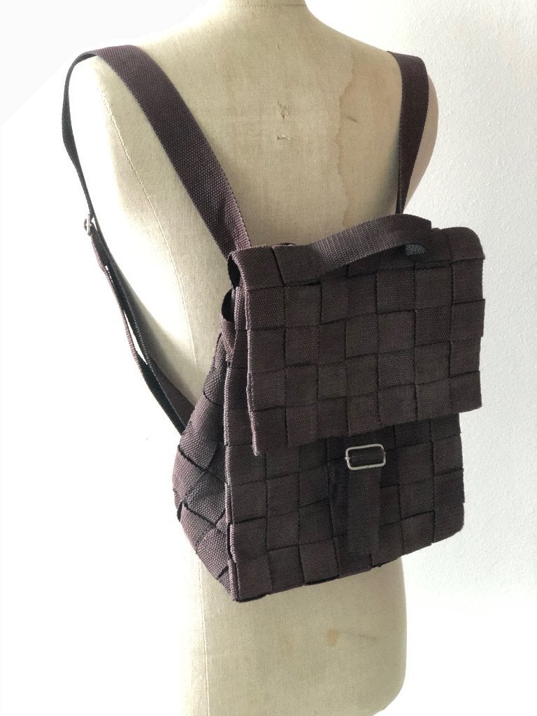 Anne-Claire Petit handtas/ rugtasje, Ophalen of Verzenden, Zo goed als nieuw, Bruin, Handtas