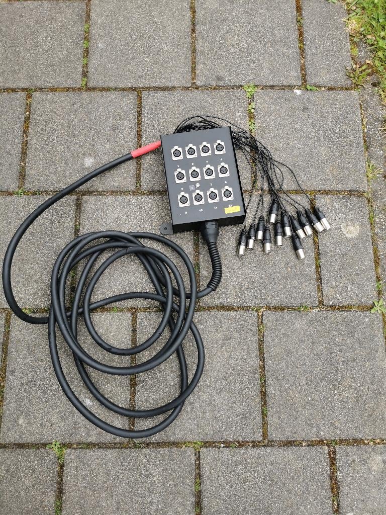 Multikabel/Snake, Ophalen, Zo goed als nieuw, Microfoon