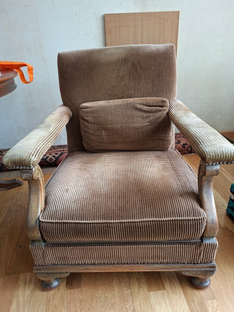 Leunstoel, Huis en Inrichting, Ophalen, Gebruikt, Begin vorige eeuw, Stof