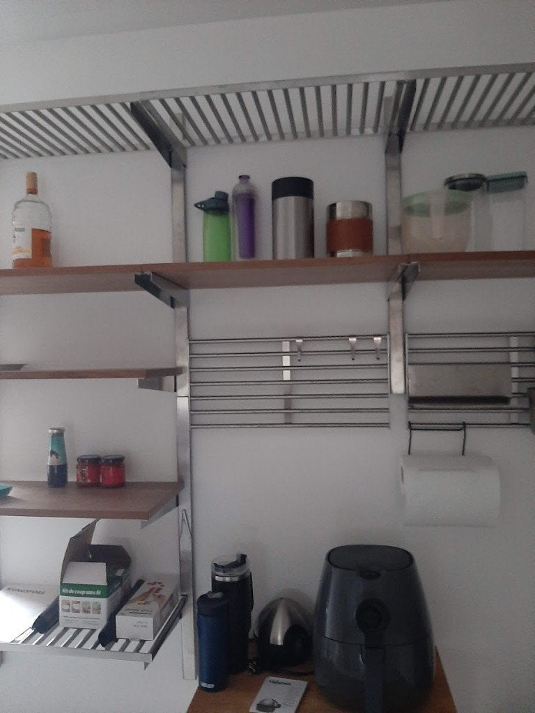 IKEA KUNGSFORS wandset compleet, Ophalen, Overige typen, IKEA, Zilver