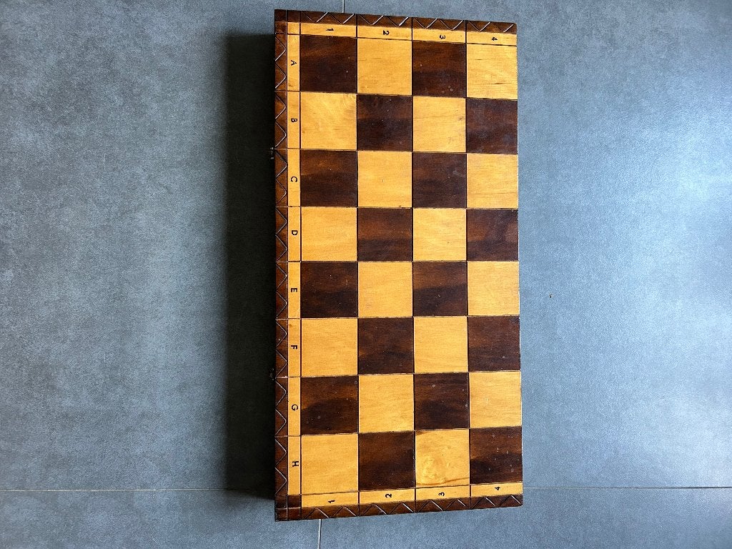 Schaakbord (handgemaakt), Een of twee spelers, Ophalen of Verzenden, Zo goed als nieuw