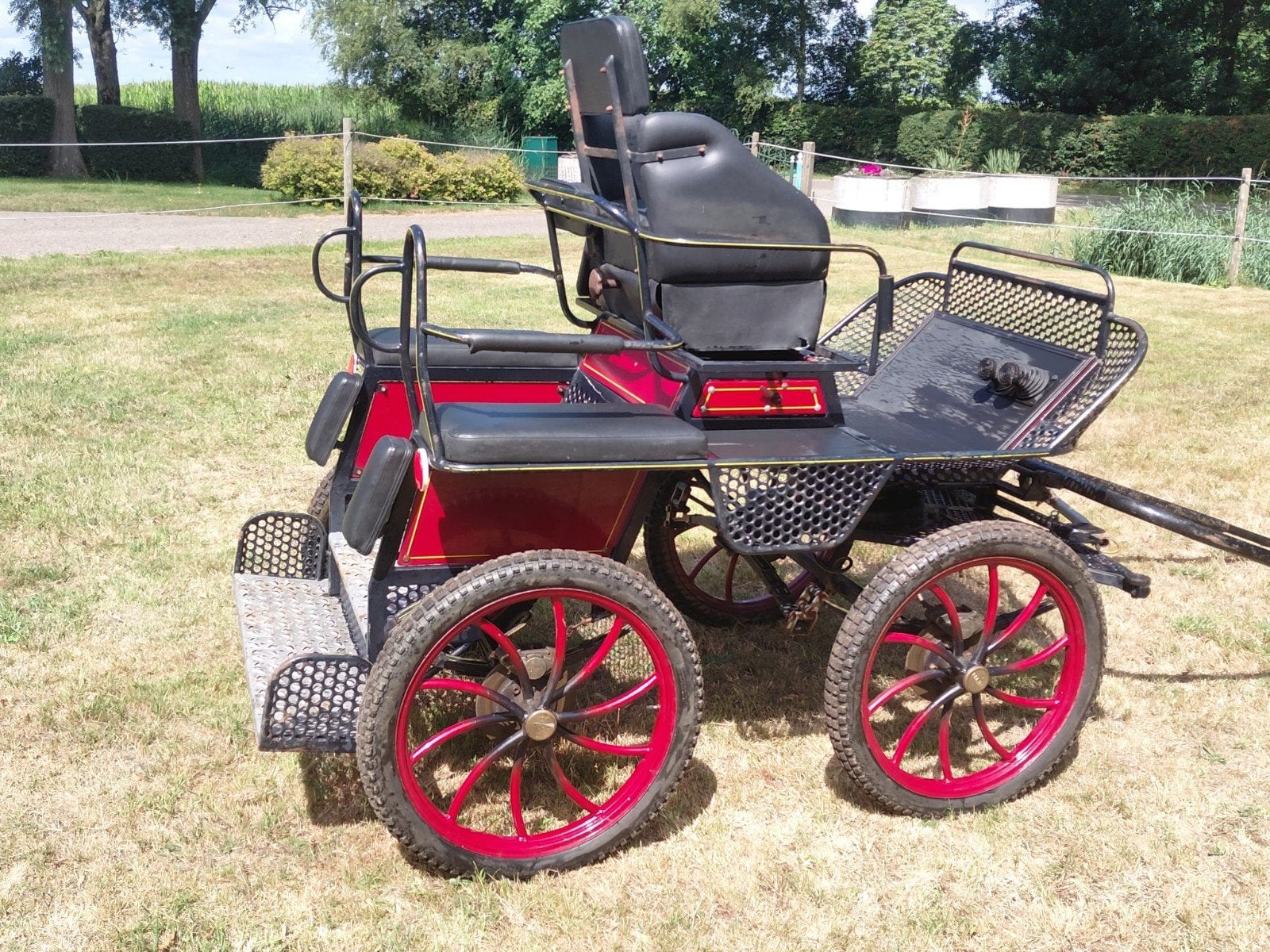 Men of Marathon wagen, Dieren en Toebehoren, Rijtuigen en Koetsen, Gebruikt, Marathonwagen, Paard