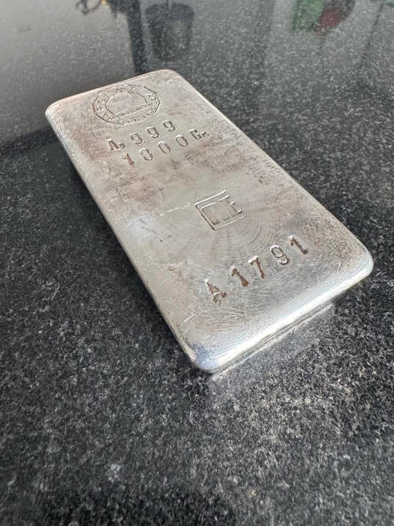 Zilverbaar 1 kilo, Ophalen of Verzenden, Nieuw