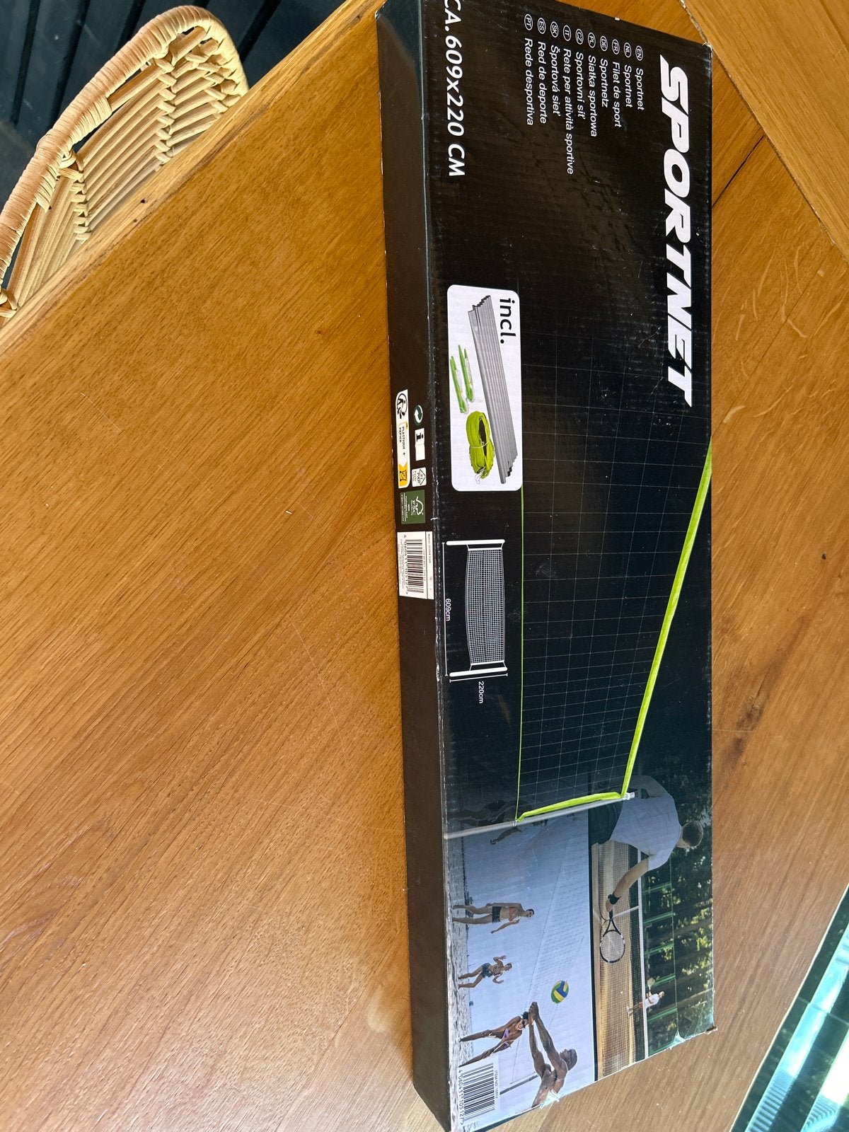 Sportnet 609x220 CM - Nieuw in doos, Ophalen of Verzenden, Nieuw