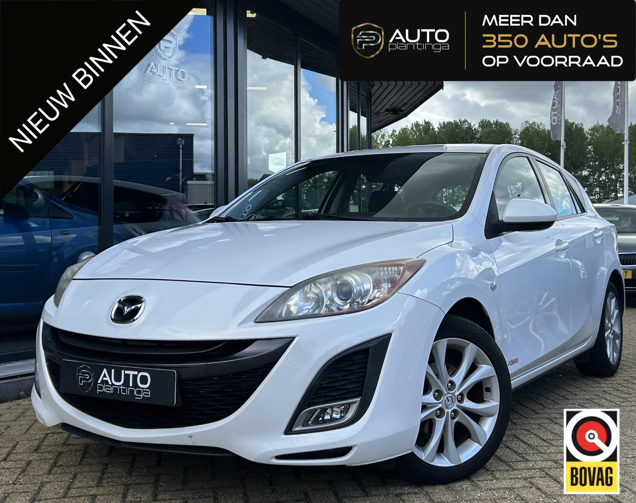 Mazda 3 1.6 GT-M Line 105PK | 1e Eigenaar! | NL AUTO | Nieuw, Auto's, Mazda, Voorwielaandrijving, Gebruikt, Zwart, 4 cilinders