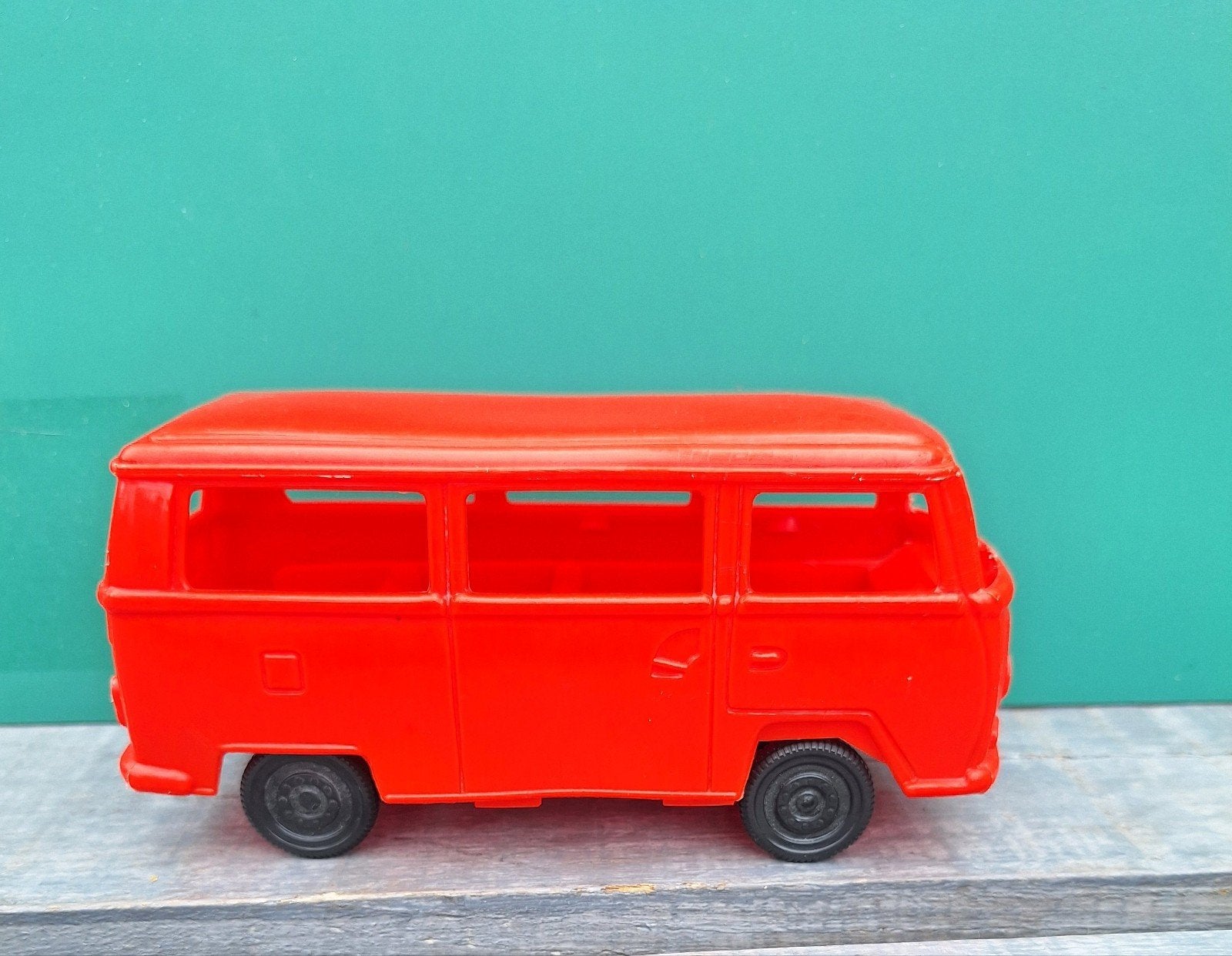 Vintage Frankonia VW T2 Bus Speelgoedauto Rood, Ophalen, Gebruikt, Bus of Vrachtwagen