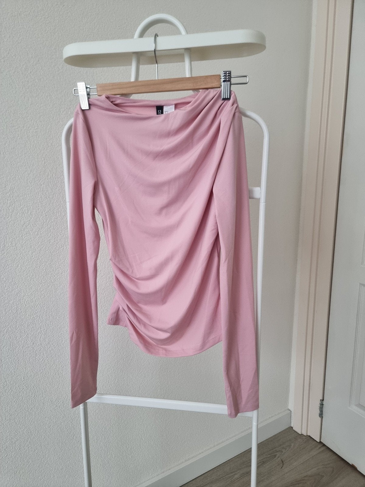 Roze top met lange mouwen - H&M Divided, H&M Divided, Ophalen of Verzenden, Zo goed als nieuw, Lange mouw