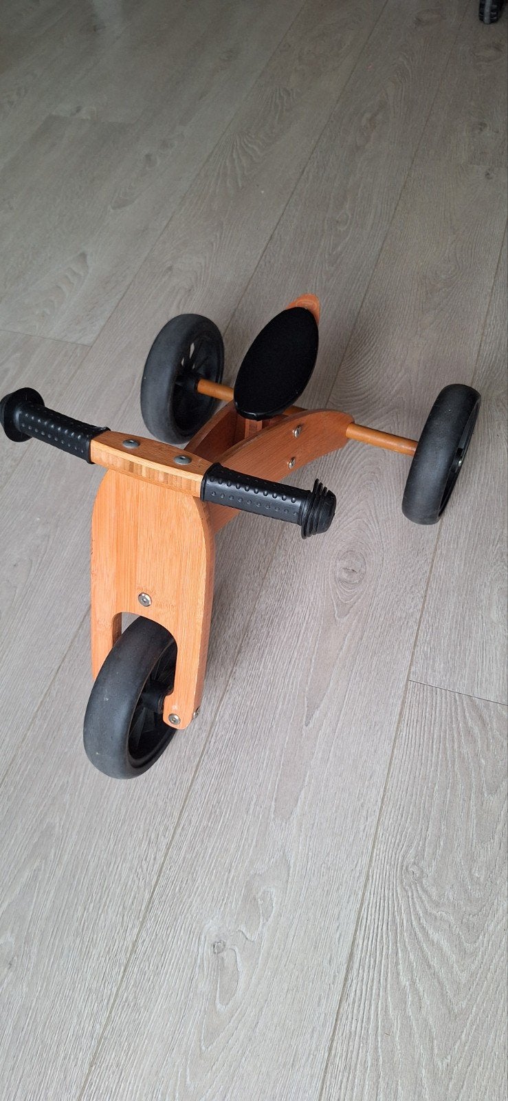 Houten ombouw loopfiets/driewieler - nog heel goed, Fietsen en Brommers, Ophalen of Verzenden, Minder dan 16 inch