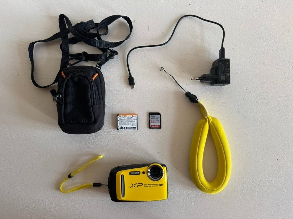Fujifilm FinePix XP120 Geel, Audio, Tv en Foto, Fotocamera's Digitaal, Beeldstabilisatie, 16 megapixels, Geheugenkaart, Ophalen of Verzenden