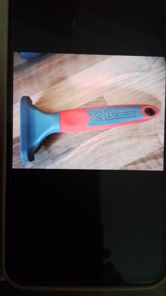 Beasties hondenkam , korthaar, Dieren en Toebehoren, Honden-accessoires, Ophalen, Gebruikt