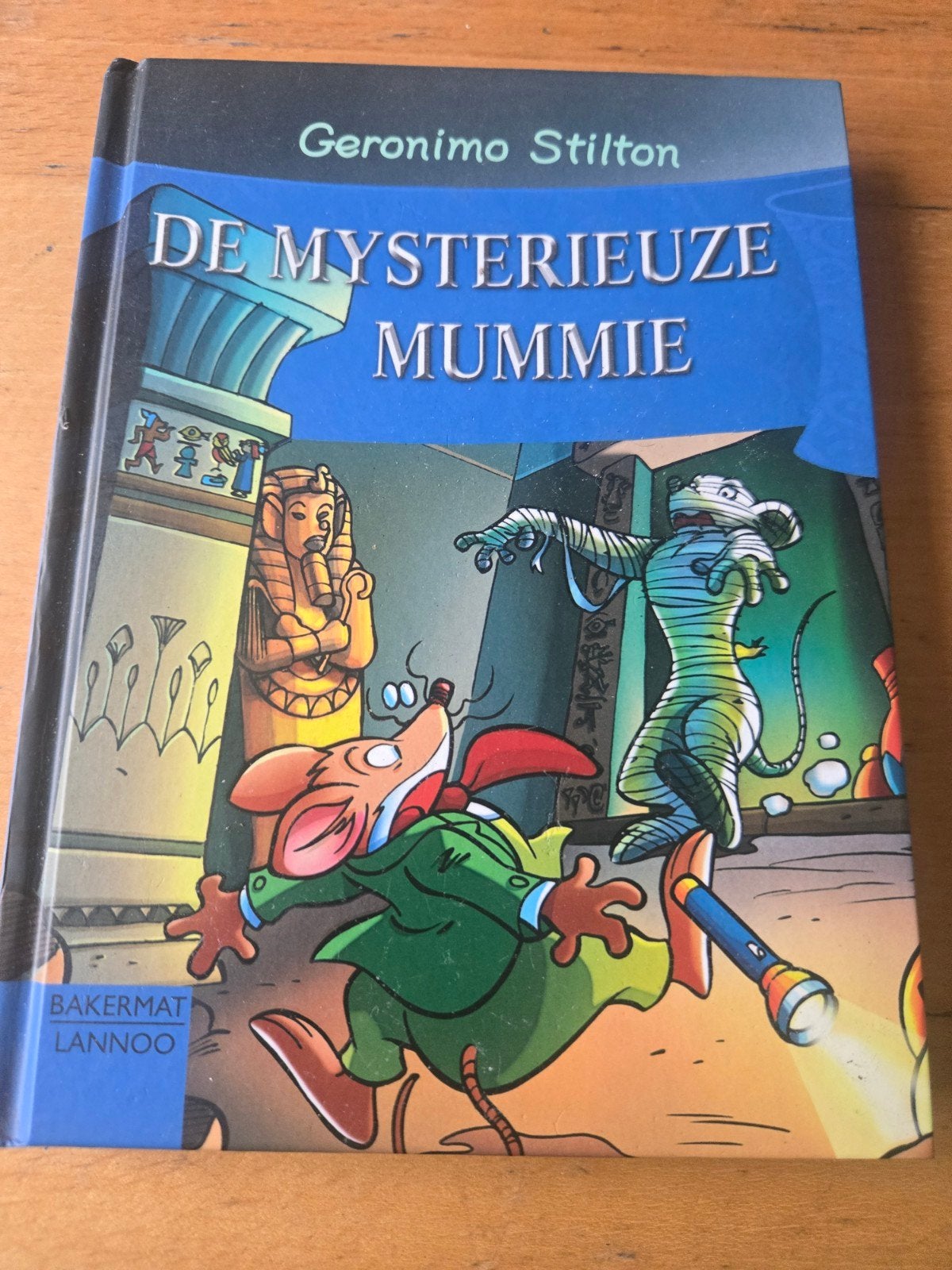 Geronimo Stilton - De mysterieuze mummie, Fictie algemeen, Geronimo Stilton, Ophalen of Verzenden, Zo goed als nieuw