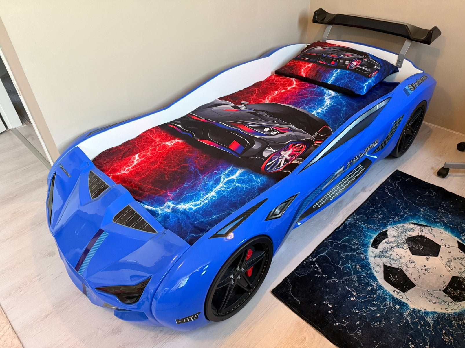 Autobed voor junior, Ophalen, Gebruikt, 100 cm of meer, Matras