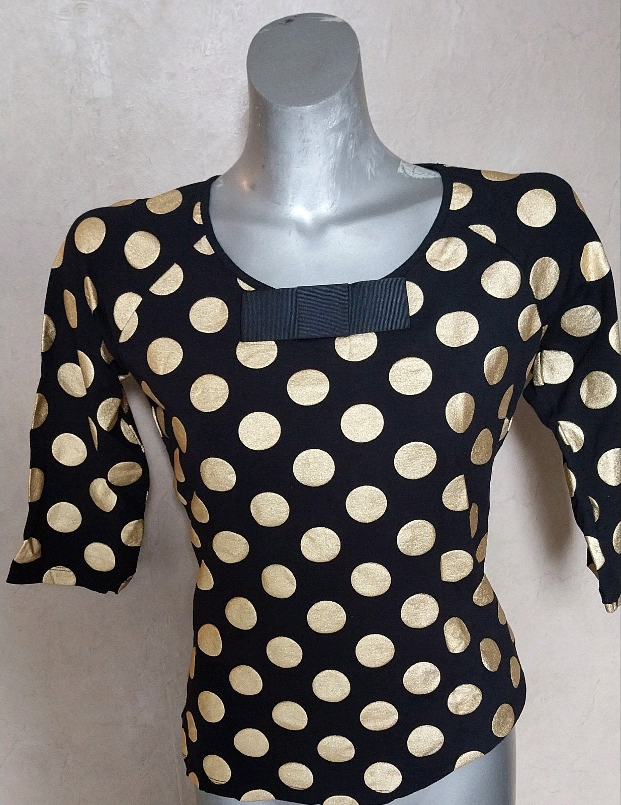 juffrouw jansen shirt, top m nieuwstaat!, Maat 38/40 (M), Zwart, Juffrouw jansen, Nieuw