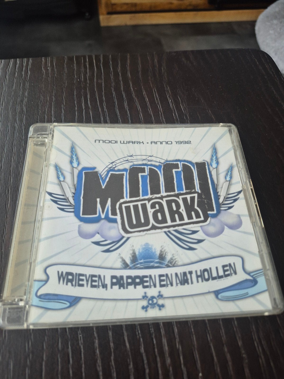 Mooi Wark - Wrieven, Pappen en Nat Hollen CD, Gebruikt, Ophalen of Verzenden, Feestmuziek, Inclusief doosje