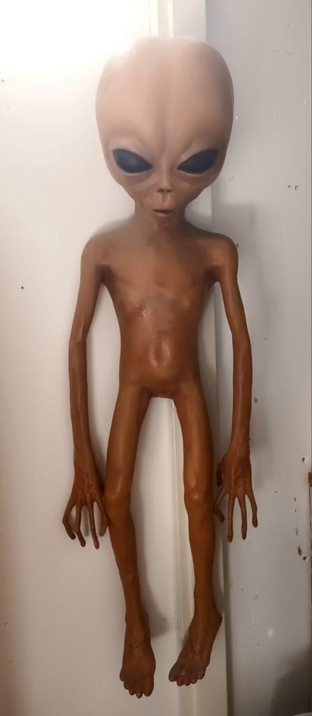 Unieke X-Files Alien Latex Pop - Lil Mayo Meme, Verzamelen, Ophalen