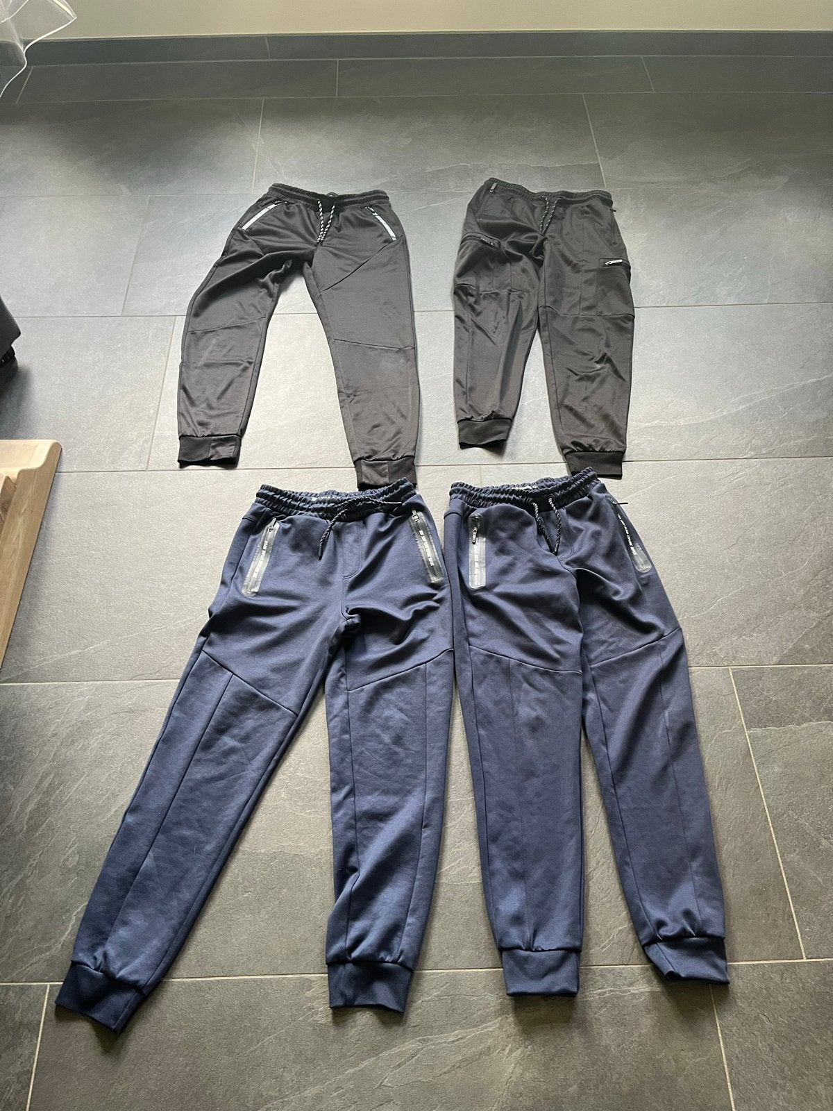 4 broeken: we Salty dog en WE beyond the limits (maat 158), Ophalen of Verzenden, Gebruikt, Jongen of Meisje, Broek