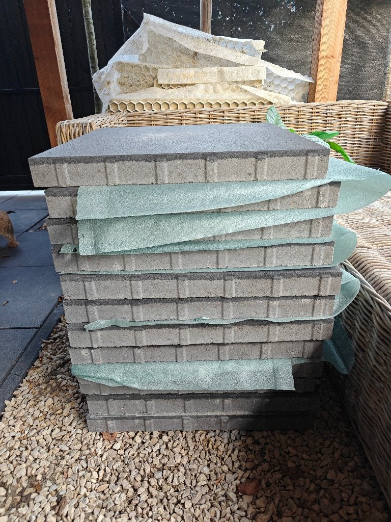 betontegels CorioAntraciet 60x60x6cm, Ophalen, Nieuw, Beton, Terrastegels