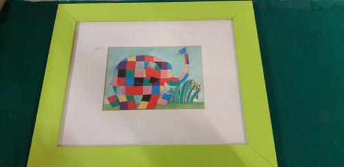 schilderij olifant, Ophalen of Verzenden, 'T Olde Gre-j, Info@toldegrej.nl, Endepoelstraat 20f Didam