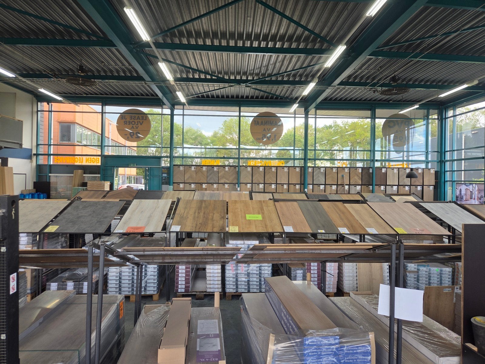 laminaat warm beige oak 1069, Ophalen, 75 m² of meer, Beige, Nieuw