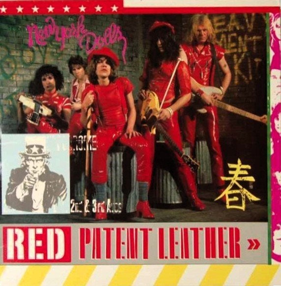 new york dolls/red patent leather-glam/punk-ZELDZAAM-rood vi, LP, Gebruikt, Verzenden, Inclusief binnenhoes