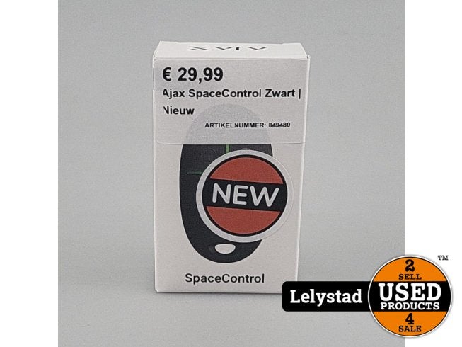 Ajax SpaceControl Zwart | Nieuw, Flex Ltd., Nieuw, https://flex.com/contact-us, Nobelstraat 10, 5807 GA Oostrum LB, Limburg, Nederland
