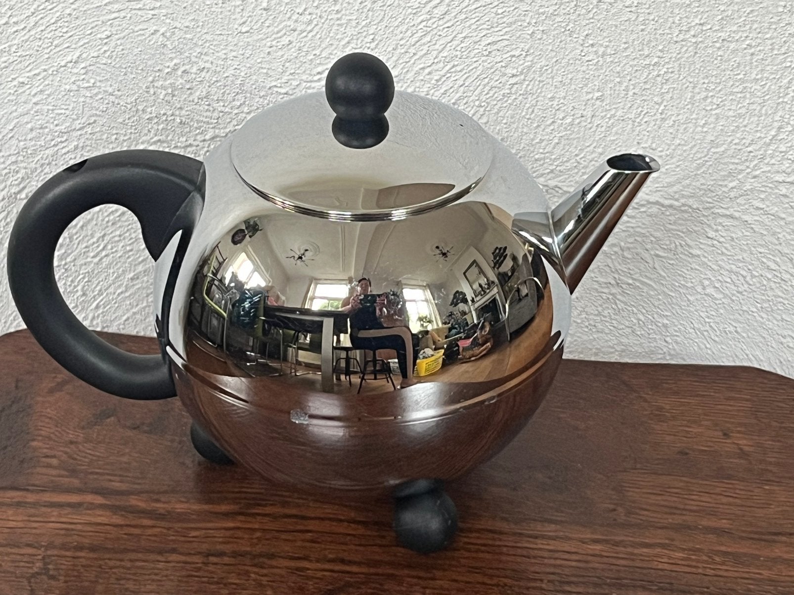 Bredemeijer dubbelwandige theepot 1,2 ltr duet bella ronde, Ophalen of Verzenden