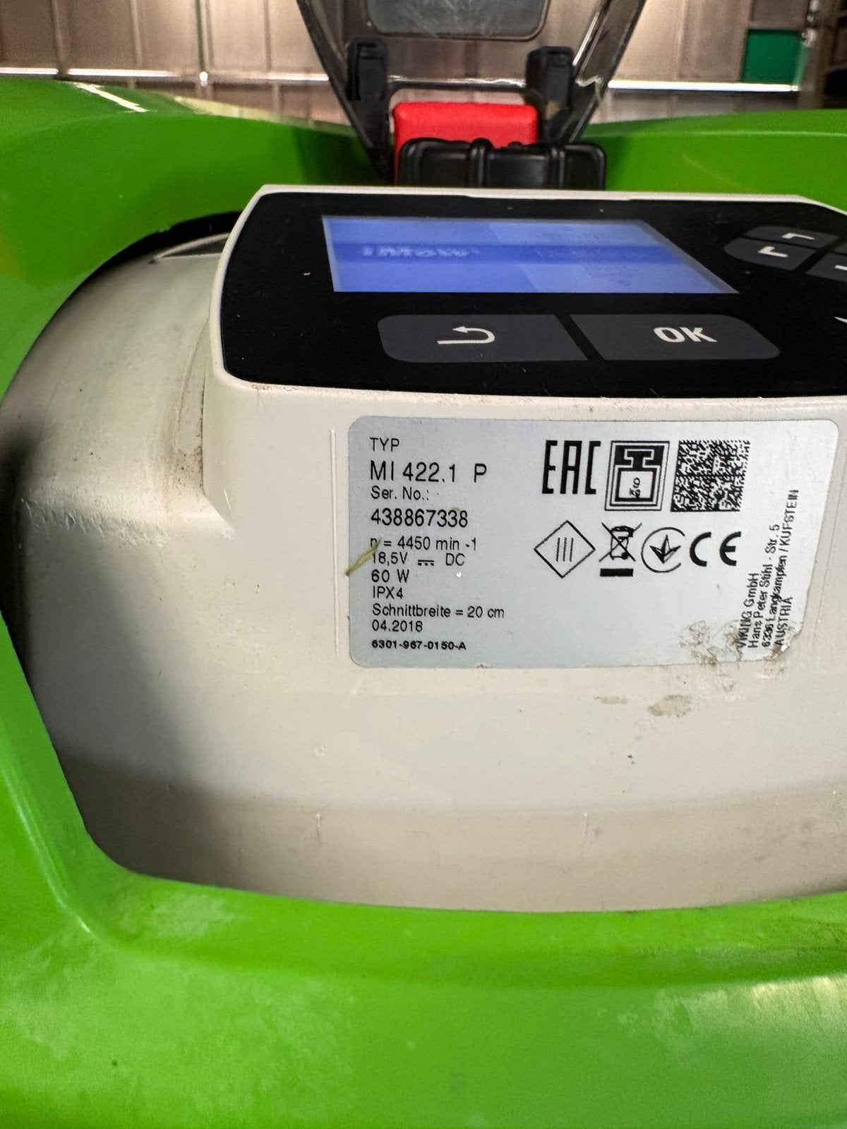 Robot grasmaaier Viking iMow MI 422.1 P - Automatisch maaien, Ophalen, Gebruikt, 20 tot 25 cm
