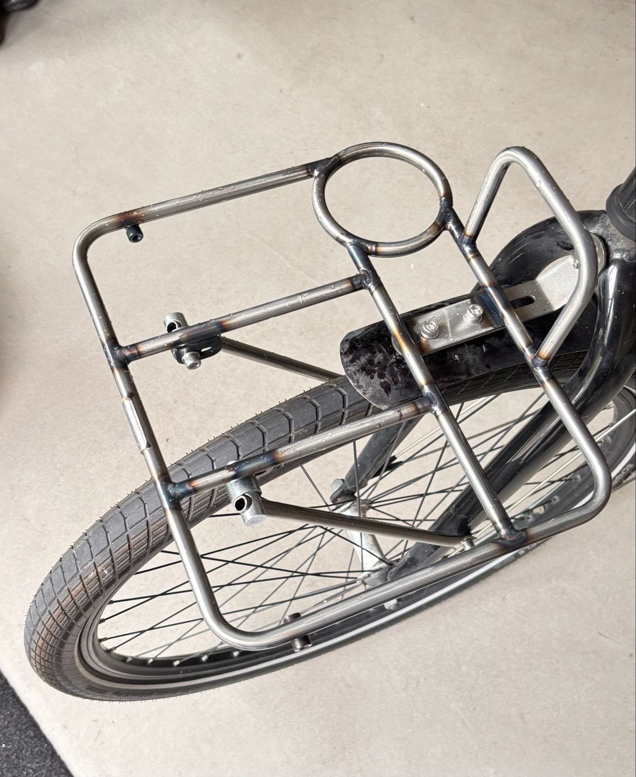 Voordrager, bagagedrager, coffeerack Ed*sen, blanke coating, Fietsen en Brommers, Ophalen of Verzenden, Nieuw