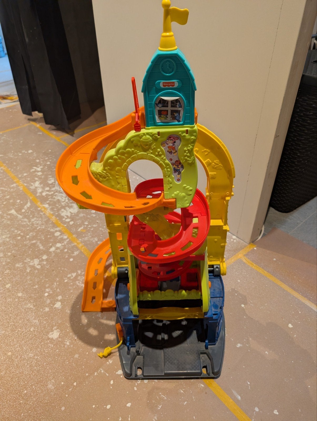 Fisher-Price Little People Racebaan, Kinderen en Baby's, Overige merken, Racebaan, Ophalen of Verzenden, Zo goed als nieuw